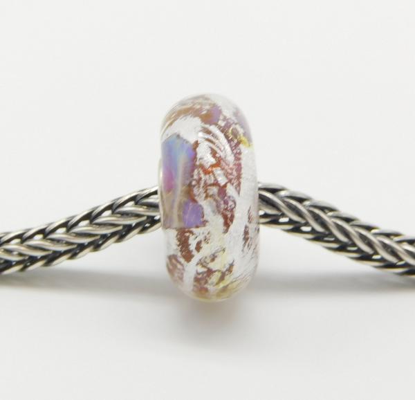 Halo Earthbead Snow - Elfbeads Glas - Originalfoto
